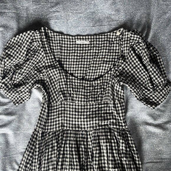 Doen Kennedy Black and White Gingham Maxi Dress - Picture 1 of 9